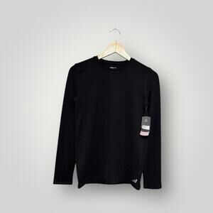 BCG Cold Weather Crewneck Black Long Sleeve Thermal Shirt Youth L 14-16